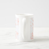 fallende Blätter Porzellantasse (Rückseite)