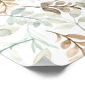 Fallende Blätter Poster (Ecke)