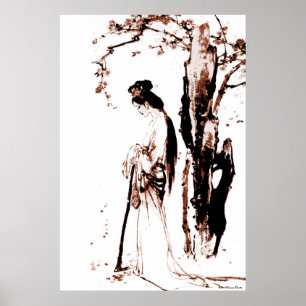 Fallende Blätter Poster