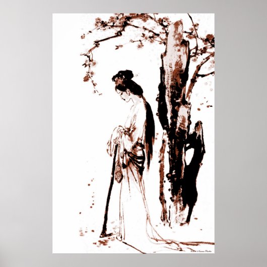 Fallende Blätter Poster (Vorne)