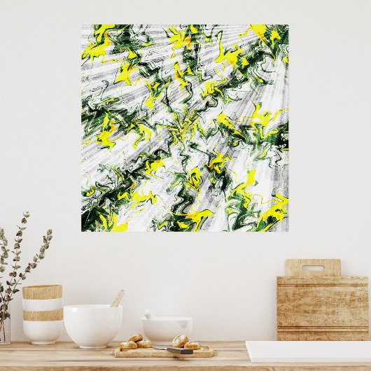 Fallende Blätter....... Poster (Küche)