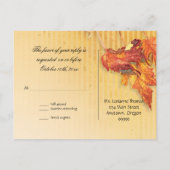 Fallende Blätter - Postkarten für die Reaktion der (Rückseite)