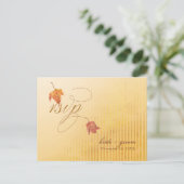 Fallende Blätter - Postkarten für die Reaktion der (Stehend Vorderseite)