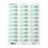 Fallende Blätter Rücksendeadresse (Vorne)