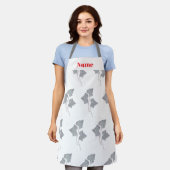 Fallende Blätter Schürze (Getragen)