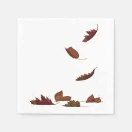 Fallende Blätter Serviette