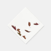 Fallende Blätter Serviette (Ecke)