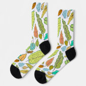 Fallende Blätter Socken (Linkes Detail)