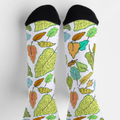 Fallende Blätter Socken (Oben)