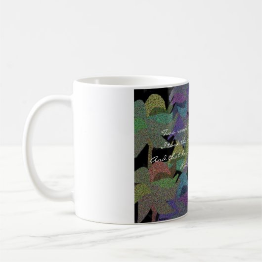 Fallende Blätter-Tasse Kaffeetasse (Links)