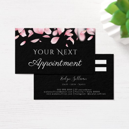 Fallende Blätter Terminkarte (Schreibtisch)