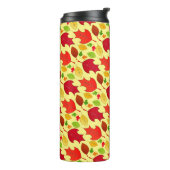 Fallende Blätter Thermosbecher (Nach links gedreht)