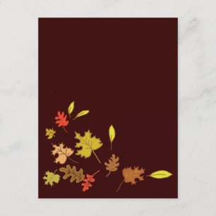 Fallende Blätter UAWG RSVP Karte