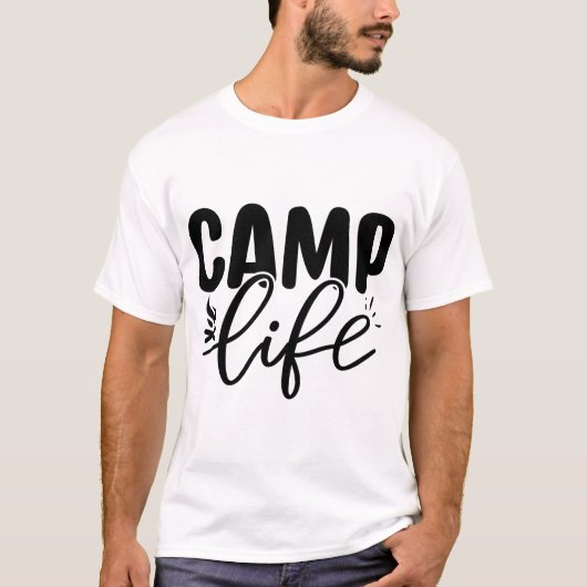 Fallende Blätter und gemütliche Lebensräume T-Shirt (Vorderseite)