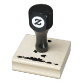 Fallende Blätter Vektor weißer Hintergrund Gummistempel (Stempel)