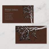 Fallende Blätter ~ Visitenkarten Visitenkarte (Vorne/Hinten)