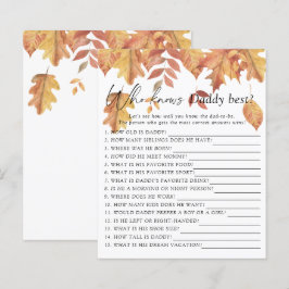 Fallende Blätter - Wer kennt Daddy best game