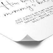 Fallende Blätter - wie groß ist das Bauchspiel der Poster (Ecke)