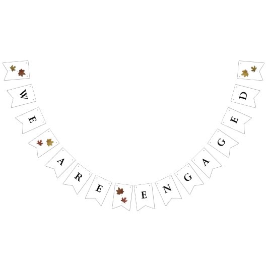 Fallende Blätter Wimpelkette (Alle)