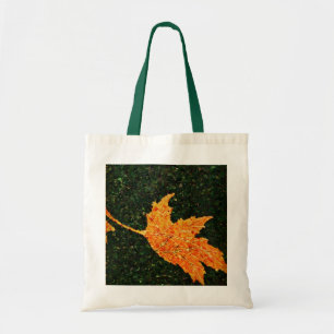Fallende Blätterölmalerei Tote Tasche