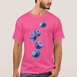 Fallende Blaubeeren T-Shirt