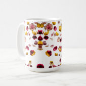 Fallende Blume Petals - Klassische Tasse 15 oz (Vorderseite Links)