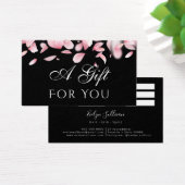 Fallende Blütenkarte (Schreibtisch)