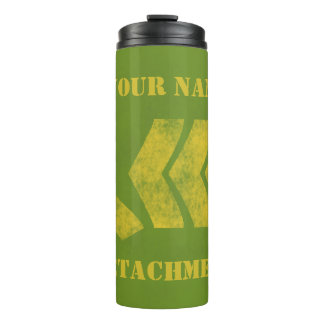 Fallende Chevrons Thermosbecher