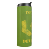 Fallende Chevrons Thermosbecher (Nach links gedreht)