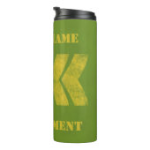 Fallende Chevrons Thermosbecher (Nach rechts gedreht)