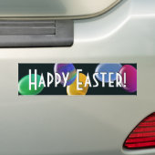 Fallende Eier glücklich Ostern! Autoaufkleber (Auf Auto)