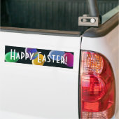 Fallende Eier glücklich Ostern! Autoaufkleber (Auf Lkw)