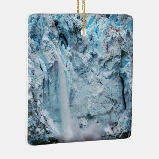 Fallende Eisschmuck Keramikornament (Rechts)