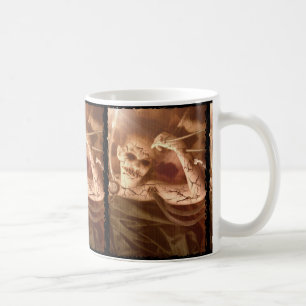 Fallende empfindliche Experimente Kaffeetasse