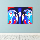 Fallende Engelkunst Leinwanddruck (Insitu (Holzboden))