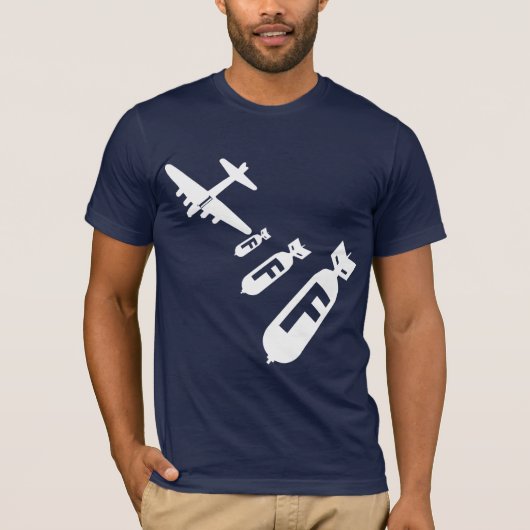 Fallende f-Bomben T-Shirt (Vorderseite)
