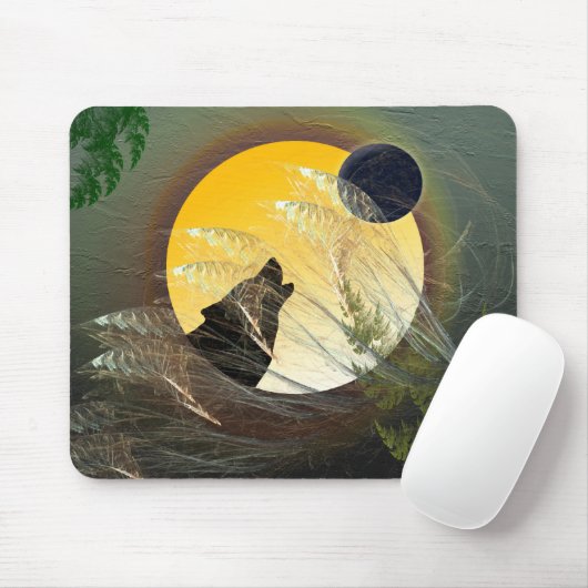 Fallende Federn Mousepad (Mit Mouse)