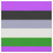 Fallende Flagge für Genderqueer Stoff (Nahaufnahme)