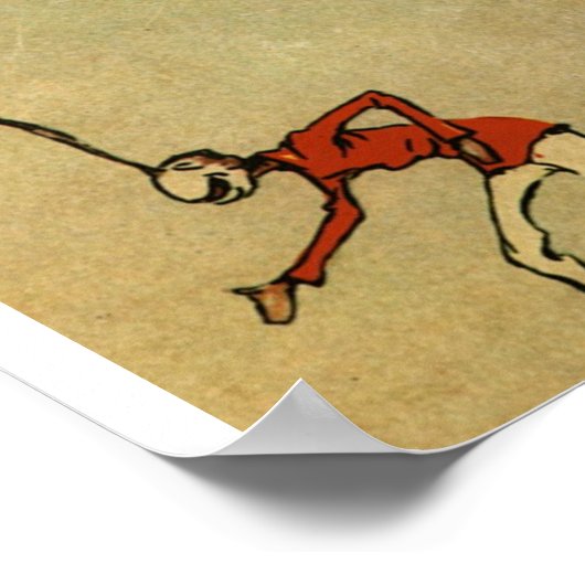 Fallende Foot live Poster (Ecke)