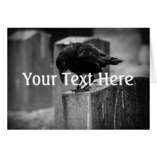 Fallende Friedhof-Crow