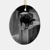 Fallende Friedhof-Crow Keramik Ornament (Rechts)