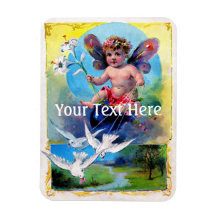 Fallende Frühjahrszeit Fairy Magnet