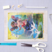 Fallende Frühjahrszeit Fairy Seidenpapier (Handwerk)