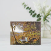 Fallende FrühlingsVirginia Postkarte (Stehend Vorderseite)