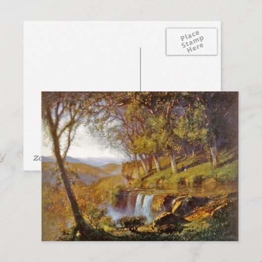 Fallende FrühlingsVirginia Postkarte (Vorne/Hinten)