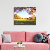 Fallende für Iowa Canvas Print Leinwanddruck (Insitu (Wohnzimmer))