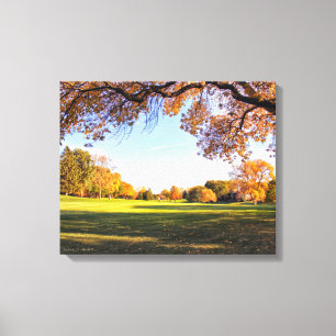 Fallende für Iowa Canvas Print Leinwanddruck