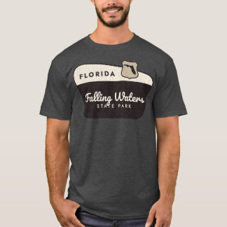 Fallende Gewässer Staat Park Florida Begrüßungszei T-Shirt