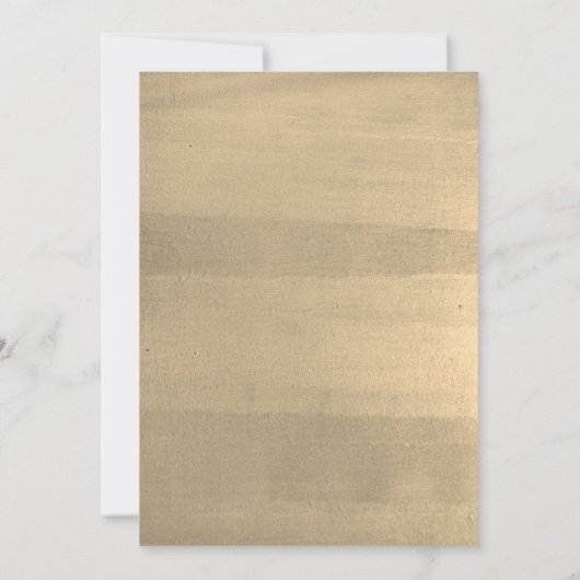 Fallende Gold Ginkgo Blätter Brautparty Einladung (Rückseite)