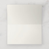 Fallende Gold Ginkgo Blätter Hochzeit im Herbst Pl Platzkarte (Innenseite Aufgefaltet)